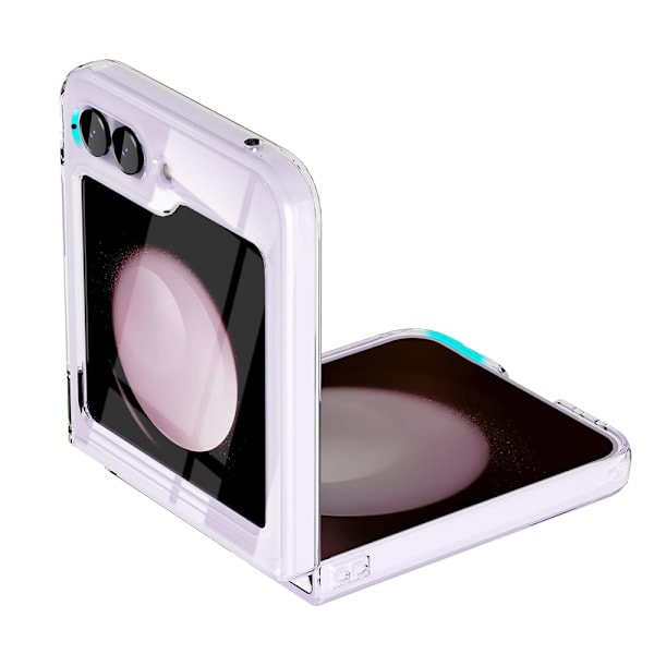 Galaxy Z Flip 5 - Mjukt silikon TPU/PC-skal Transparent