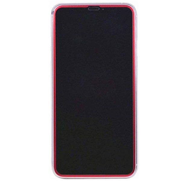 Näytönsuoja 3D Alumiinirunko iPhone 11 Pro Max 2-PACK Röd