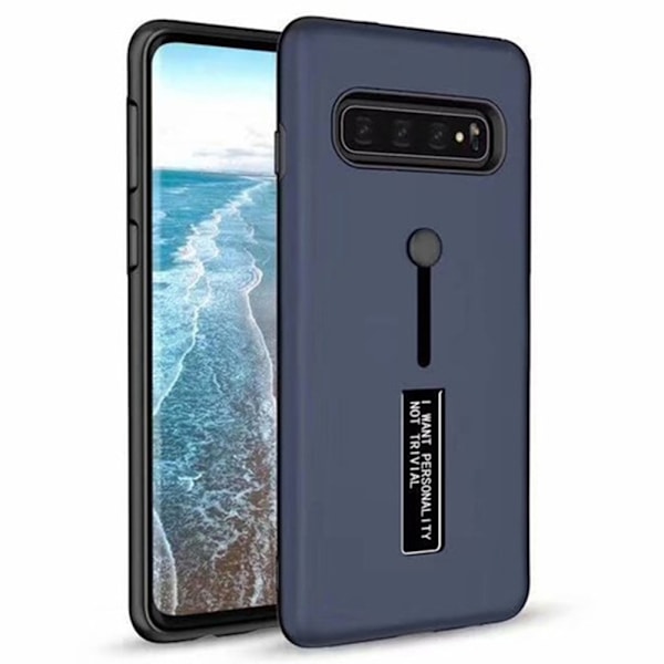 Elegant Robust Skal - Samsung Galaxy S10E (KISSCASE) Blå