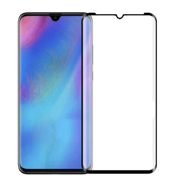 P30 Pro 2-PACK Skärmskydd FULL-GLUE 3D 9H 0,2mm HD-Clear Svart