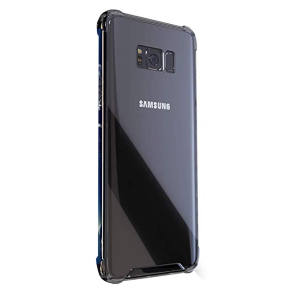 Samsung Galaxy S8 Plus - støtdempende (tykk kant) silikonetui Transparent/Genomskinlig