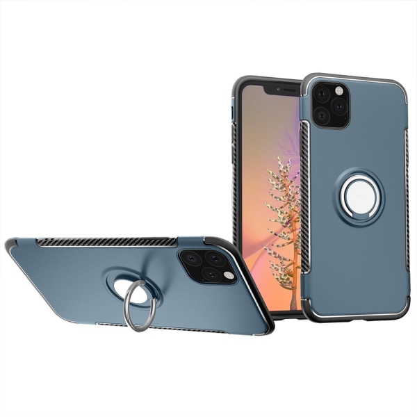 Professionellt Skyddsskal med Ringh�llare - iPhone 11 Pro Max Grå