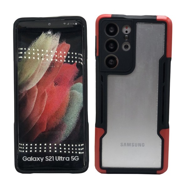 Samsung Galaxy S21 Ultra - Stilfuldt beskyttelsescover Orange