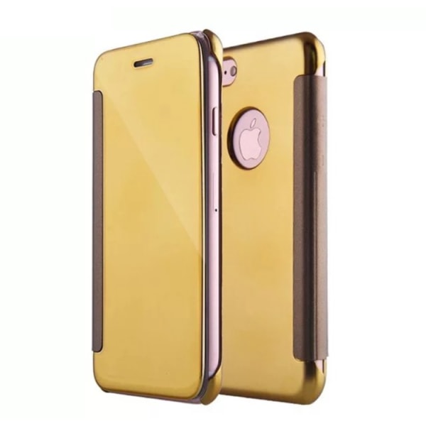 iPhone 6/6S Plus - Stilrent Clear View-fodral från LEMAN Guld