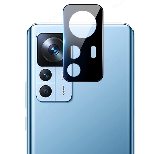 Xiaomi 12T 2.5D Premium kameralinsedeksel (2-pakning) Transparent