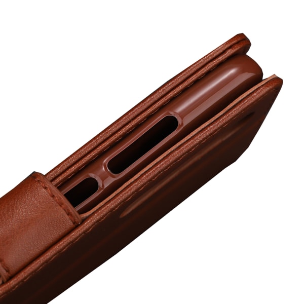 Huawei P30 - Stilig praktisk lommebokdeksel (AZNS) Brun
