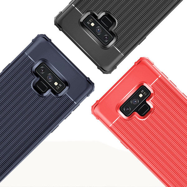 Samsung Galaxy Note 9 - Tyylikäs kansi (LEMAN) Röd