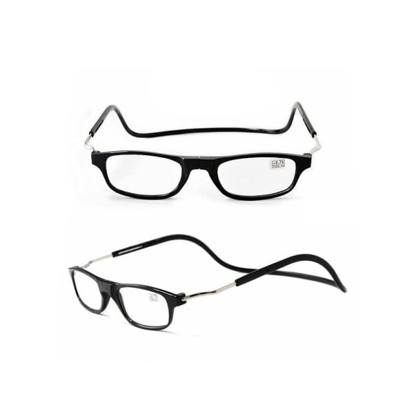 Smarta Läsglasögon med Magnet Vinröd 4.0