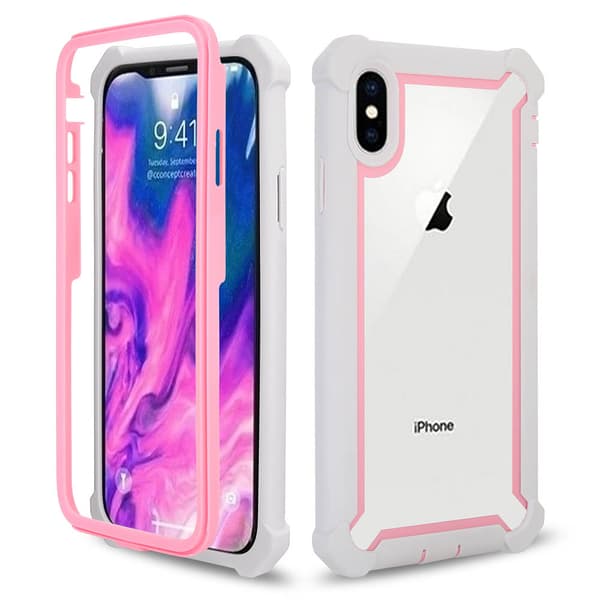 iPhone X/XS - Stötdämpande Smart Skyddsfodral Grå Grå