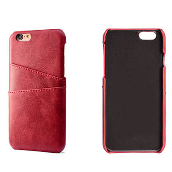 Skal med Korthållare i RETRO-Design för iPhone 6/6S Blå