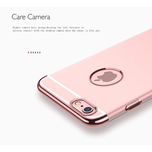 iPhone 7 PLUS - Elegant eksklusivt smart silikonecover fra FLOVEME Röd