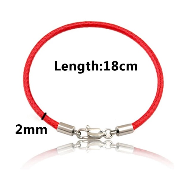 Stilsäkert Armband i PU-Läder Brun