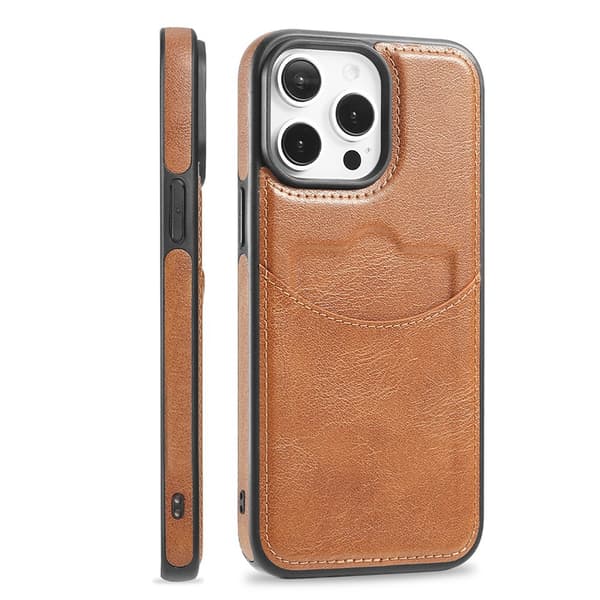 iPhone 12 / 12 Pro - Slimmat kortfodral i stilren design Blå