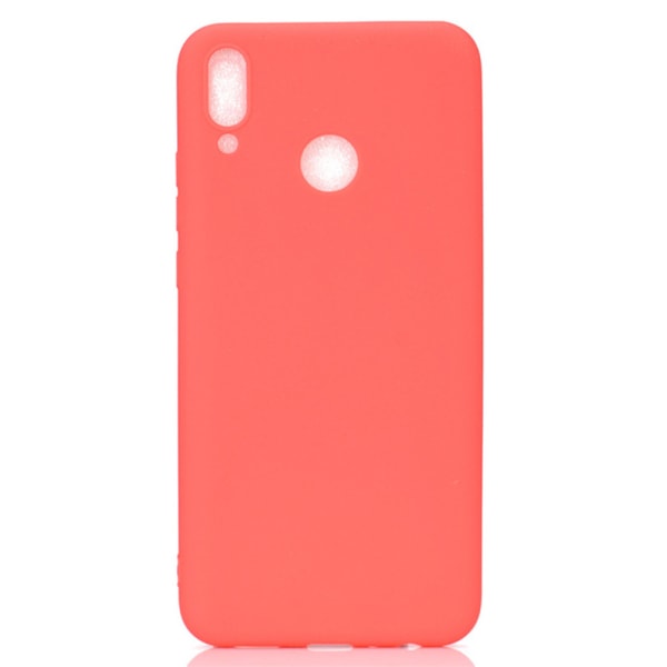 Stilig smart silikondeksel - Huawei P Smart 2019 (NKOBEE) Röd