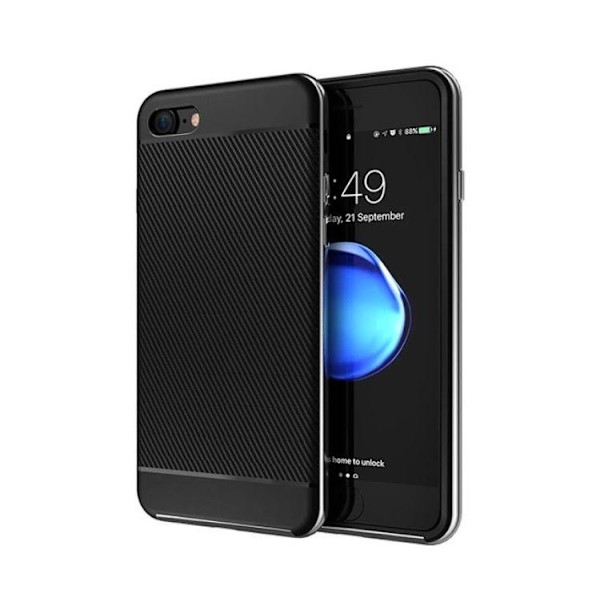 iPhone 7 - Stötdämpande Hybridskal DUBBELT SKYDD Blå