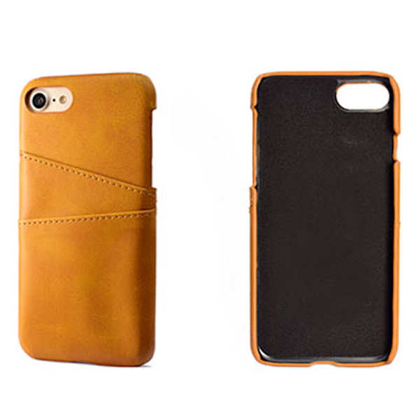 Exklusivt Skal med Korthållare i RETRO-Design för iPhone 7 Blå