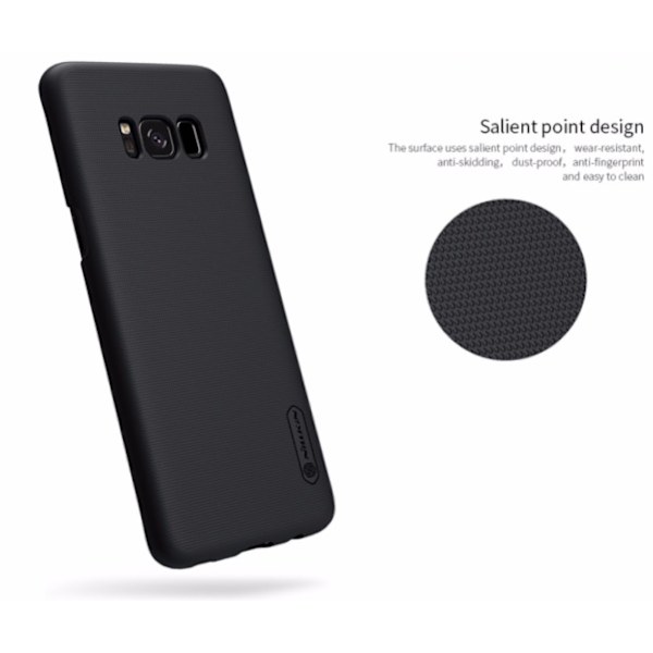 Galaxy S8+ - Stilrent Matt Skal från NILLKIN Vit