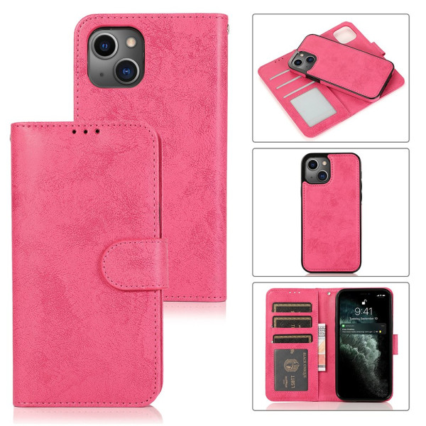 iPhone 13 - Smart Wallet -kotelo LEMANilta Brun