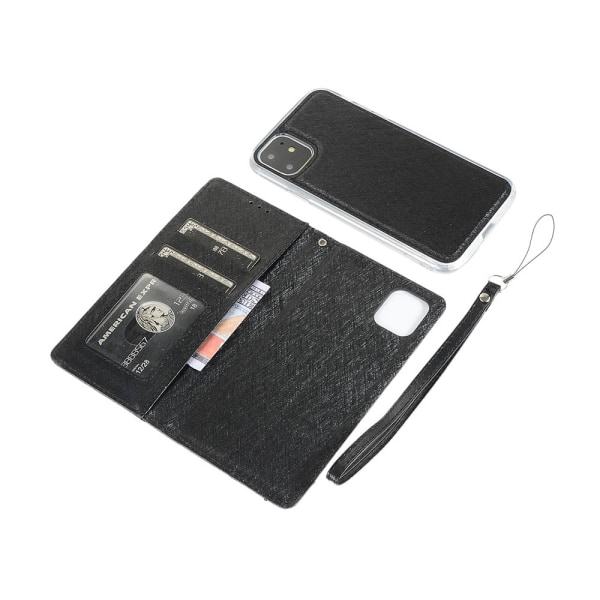 iPhone 11 - Tyylikäs suojaava lompakkokotelo Svart