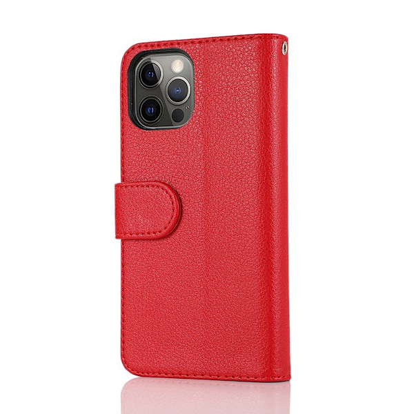 iPhone 12 Pro - Stilsäkert Effektfullt Plånboksfodral Brun