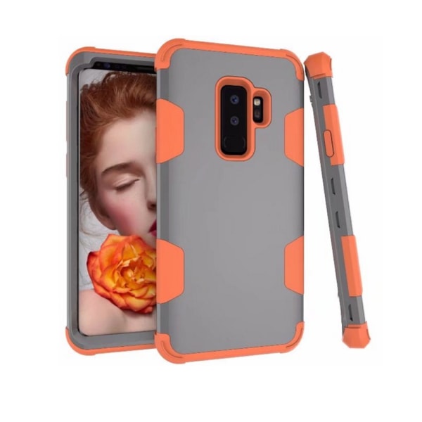 Cover til Samsung Galaxy S9+ Grå/Orange