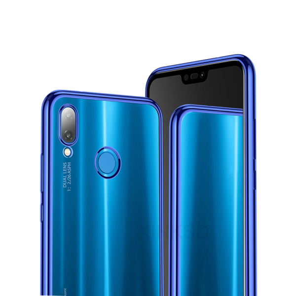 Effektfullt Skal i mjuk Silikon till Huawei P20 Lite Röd