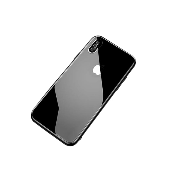 iPhone XS Max Skärmskydd Fram- & Baksida Aluminium 9H HD-Clear Silver
