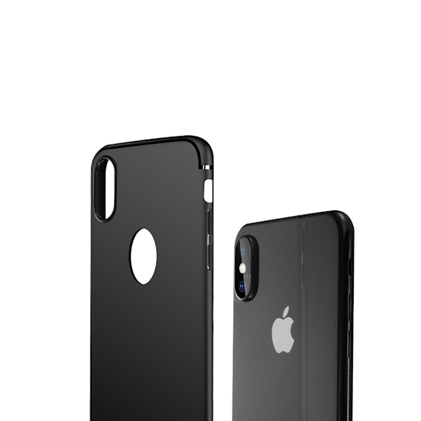 iPhone X/XS - Mattbehandlat Skal i Silikon Röd