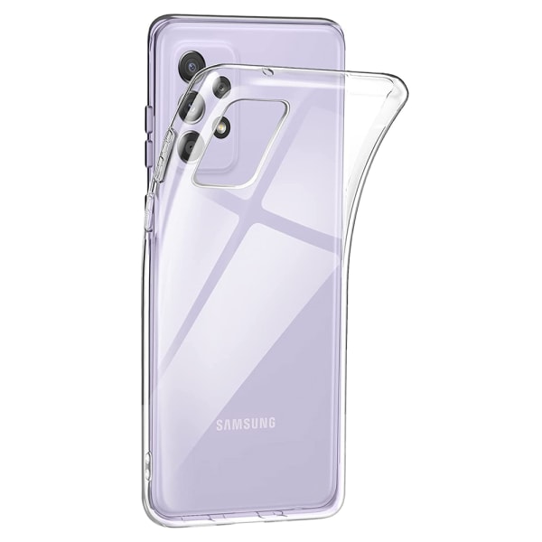 Samsung Galaxy A53 5G - Tyylikäs ultraohut silikonikuori (Floveme Genomskinlig