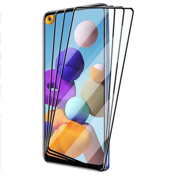 Heltäckande Härdat Glas 2.5D Skärmskydd Galaxy S23 Plus (3-pack) Transparent