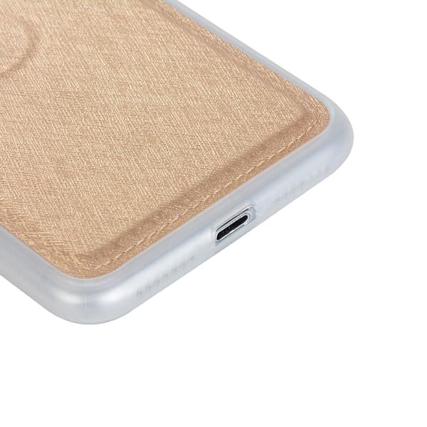 Elegant Floveme Plånboksfodral - iPhone XR Guld