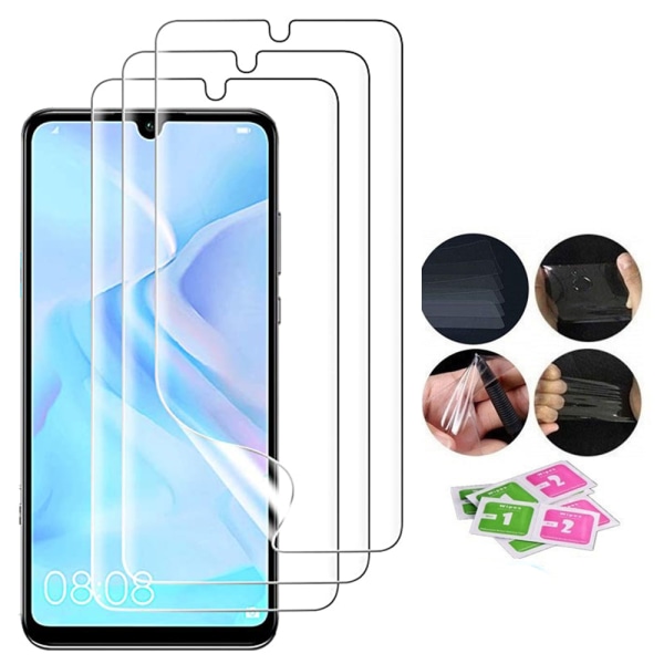 P30 Lite 2-PACK Mjukt Skärmskydd PET 9H 0,2mm Transparent/Genomskinlig