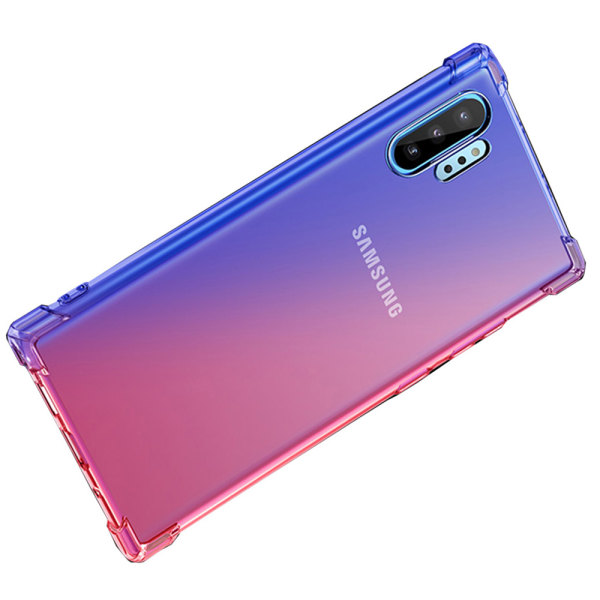 Samsung Galaxy Note10+ - Tehokas silikonikotelo Rosa/Lila