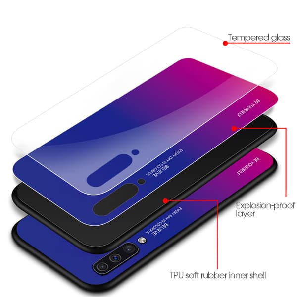 Skyddsskal - Samsung Galaxy A50 monivärinen 2