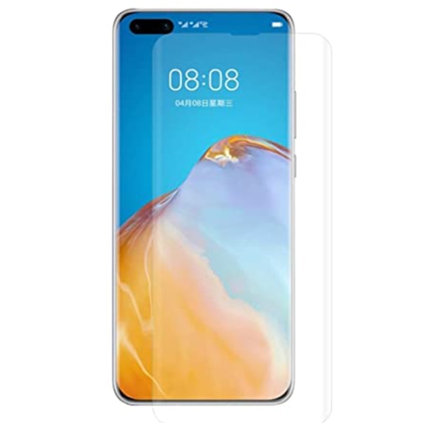 Huawei P40 Pro Blød skærmbeskytter 3D PET 9H 0,2mm Transparent/Genomskinlig