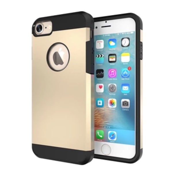 Exklusiv Stilren Händig Hybrid Armor Skal - iPhone 7 FLOVEME Blå
