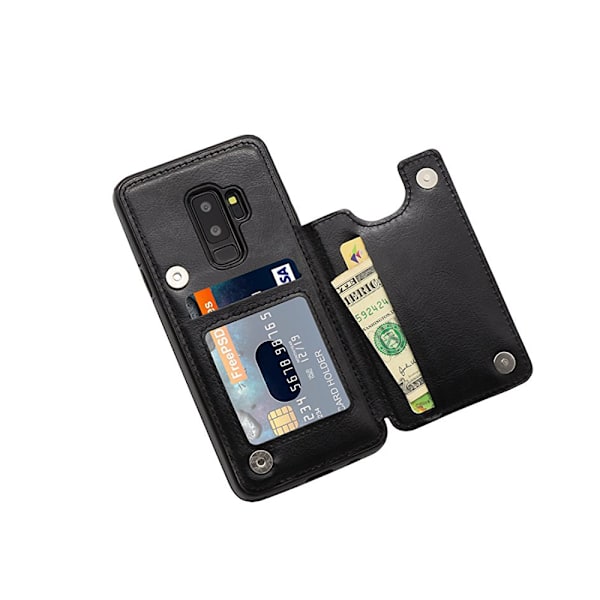 Skal med Plånbok för Samsung Galaxy S9+ Svart