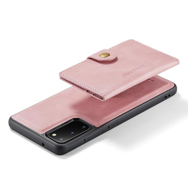 Samsung Galaxy S20 FE - Stilfuldt praktisk cover med kortrum Brun