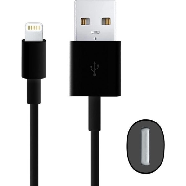 USB-Ligtning/Iphone kabel 1m 2.4A  ip7/i8/xr/11/12