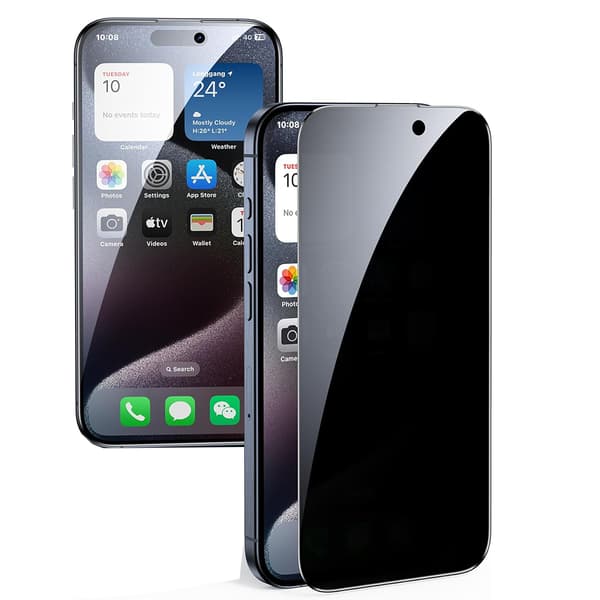 iPhone 17 Pro Skärmskydd 2-pack  Transparent & Svart