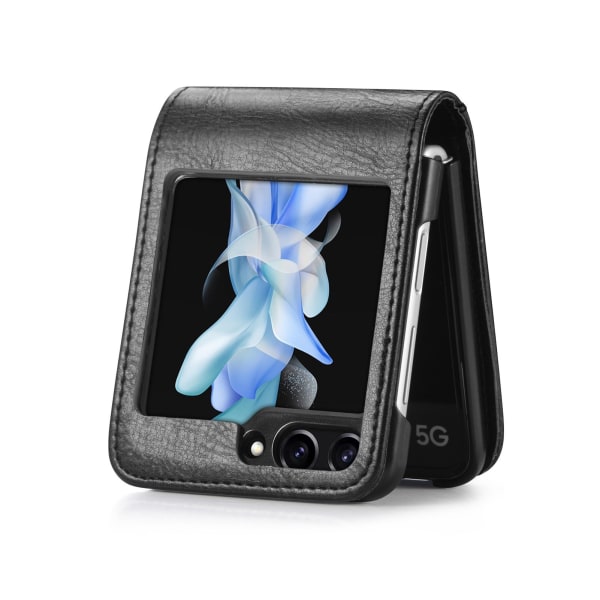 Galaxy Z Flip 5 5G - Plånboksfodral med kortfack Svart