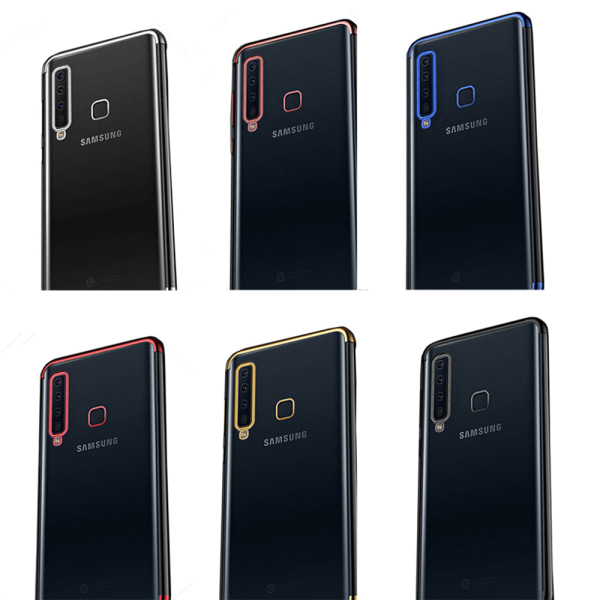Samsung Galaxy A9 2018 - Skyddande FLOVEME Silikonskal Roséguld