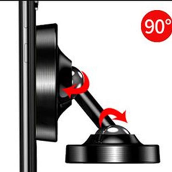 Kraftfull Magnetisk Mobilhållare Silver