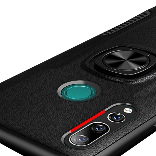 Huawei P Smart Z - Tyylikäs kuori sormustelineellä Mörkblå