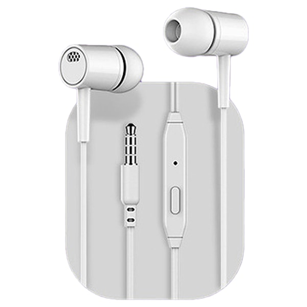 Kraftige D21 3,5 mm bas in-ear hovedtelefoner Svart