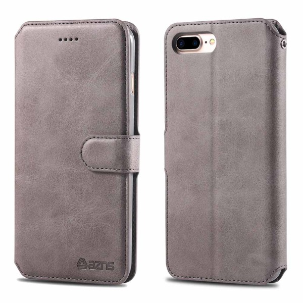 iPhone 7 Plus - Professionelt Yazunshi Wallet Cover Brun