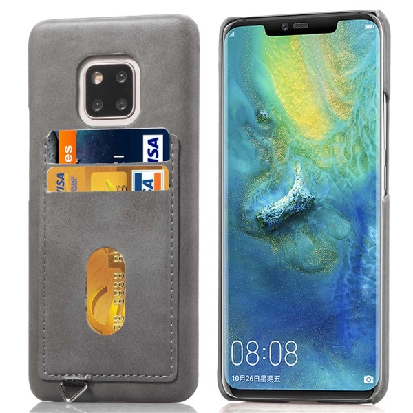 Tyylikäs kansi korttipaikalla Lemanilta - Huawei Mate 20 Pro Rosaröd