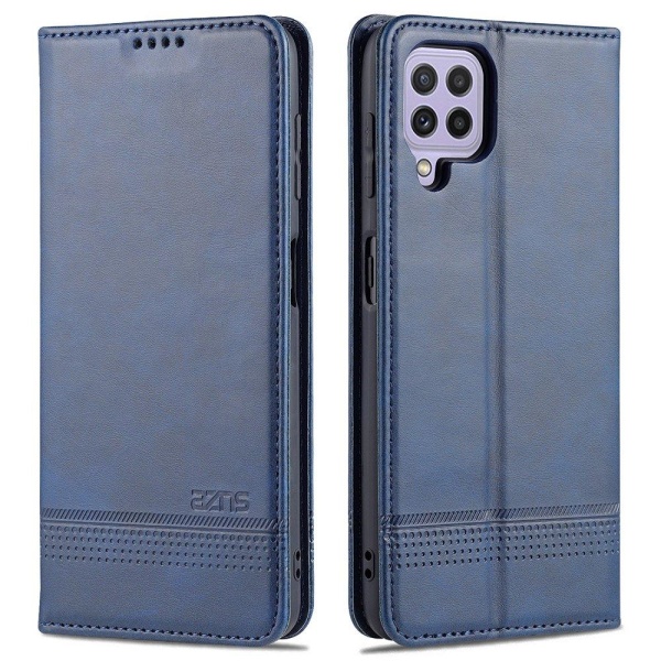 Samsung Galaxy A22 4G - Tankevækkende AZNS Wallet Case Mörkgrön