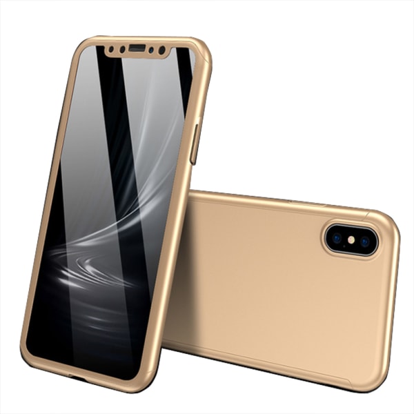 iPhone X/XS - Protective Double Shell fra Floveme Guld Guld