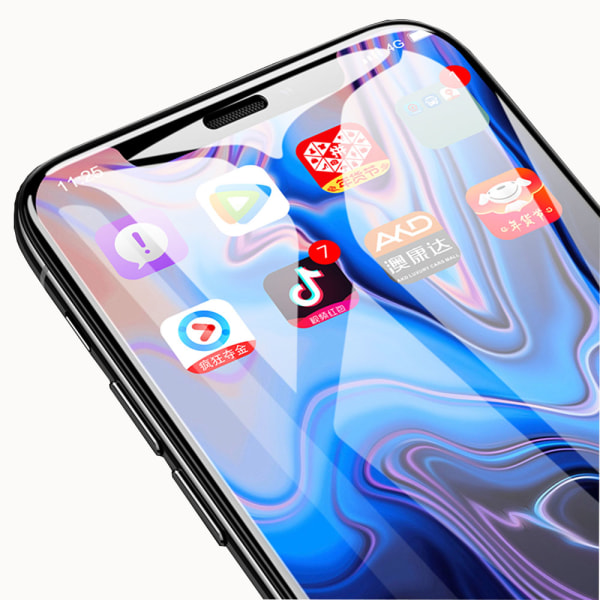 2-PACK iPhone 11 Pro Max näytönsuoja 3D HD 0,3mm Transparent